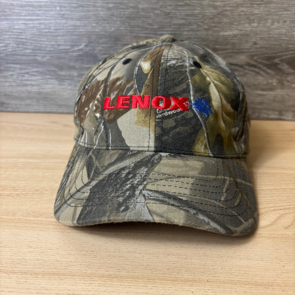 Lenox Hat Cap Strap Back Brown Camo Camouflage Hunting Outdoors K Products